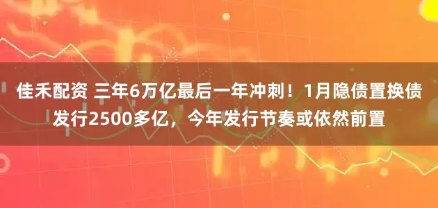 佳禾配资 三年6万亿最后一年冲刺！1月隐债置换债发行2500多亿，今年发行节奏或依然前置